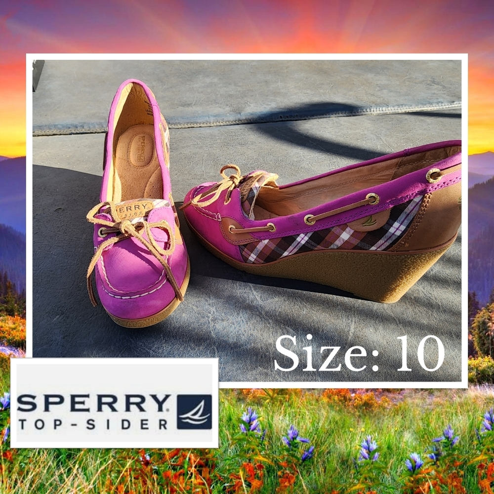 Sperry Orchid Love Wedge